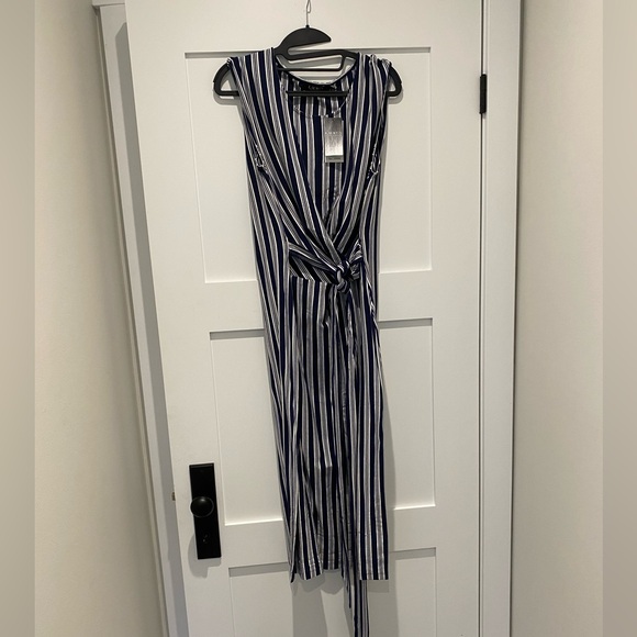 Ralph Lauren, wrap dress, navy size 12 - Picture 1 of 3